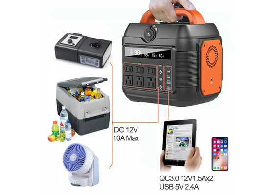 576wh Solar Power Bank Supply 600w Lithium Battery For Power Outages Portable Power Supply