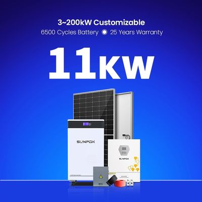 New Arrival Complete 3.5kw 6.2kw 11kw 22kw Solar Panel System for Houses 220V Solar Energy Storage System Kits Farm