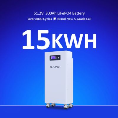 51.2v 300ah Solar Lithium for Home Energy Storage System 48v 314ah 16kwh Lifepo4 Battery 15kwh