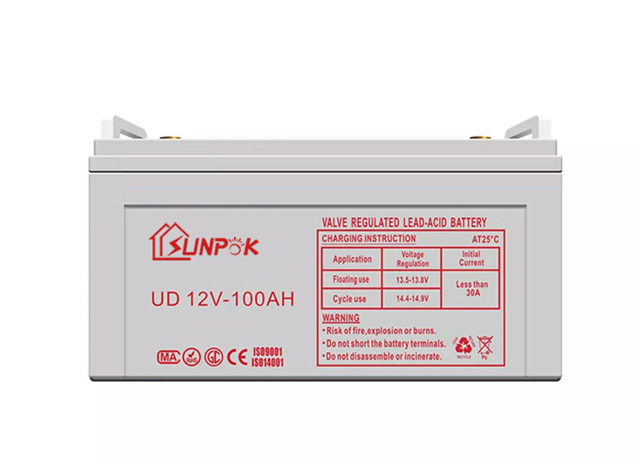 UN38.3 Derin Döngü 12V Jel Akü 100ah 200ah Güç Depolama RV Tekne Elektrikli Forklift için