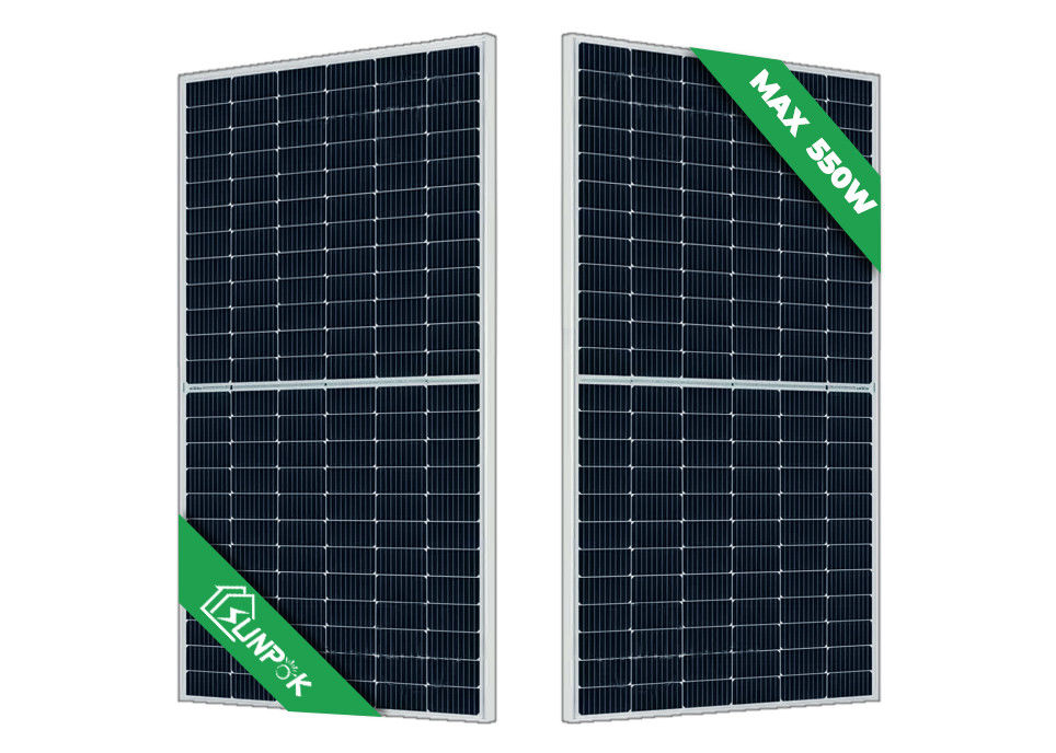 Güneş Sistemi Enerji Depolama için 450W MBB Yarım Hücre Güneş Paneli Mono PV Paneller