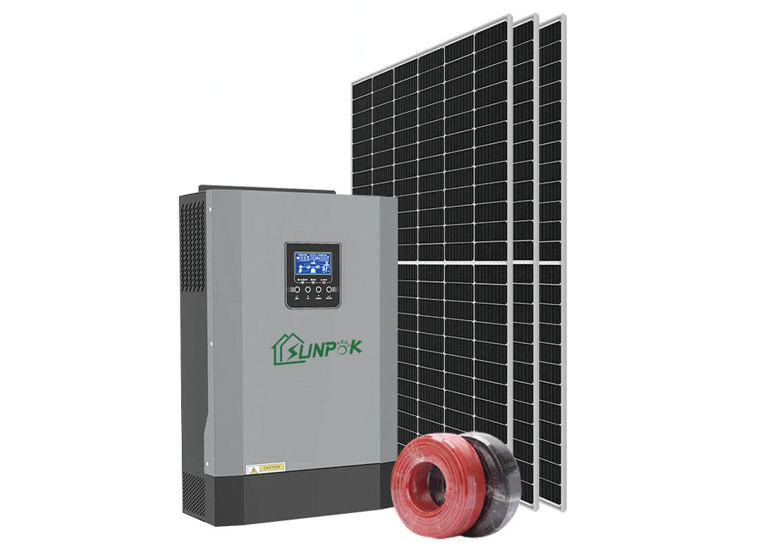 Transfer Anahtarlı LCD Ekran Saf Sinüs Dalgası Kapalı Izgara İnvertör 48v 6kva 6000es