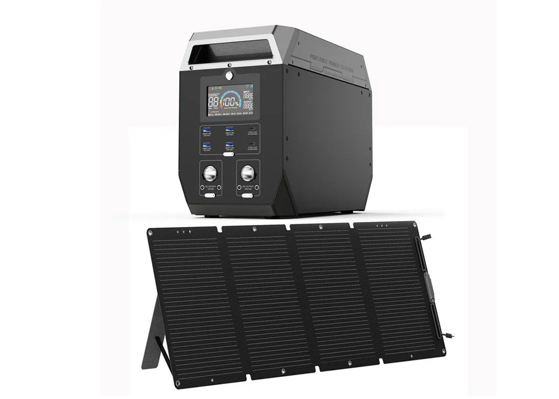 2000W Ev Lambası Şarj Cihazı Güç Bankası Taşınabilir Kit Güneş Sistemi Kamp Kırsal İçin
