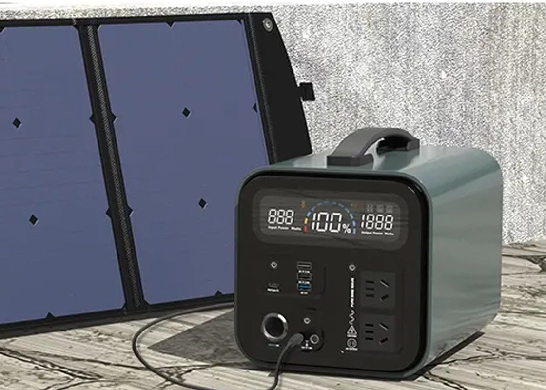 Dc Ac 500W 600w 1000W Lityum Pil Bankası Taşınabilir Güç İstasyonu Hızlı Şarj Desteği