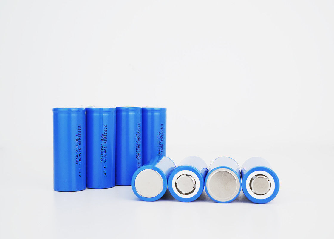 Elektronik Ürünler İçin 3.0v 1500mah 18650 Sodyum İyon Pil 3000 Döngü