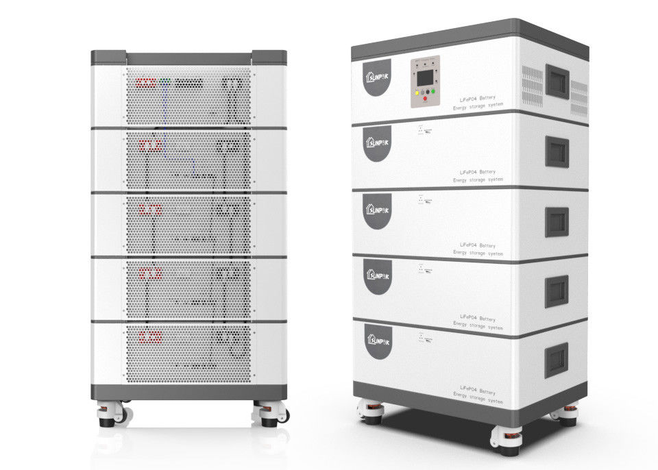 Sunpok Hepsi Bir Arada Pil 5kva 6kva 8kva 10kva Ev için Hepsi Bir Arada Yığılmış ESS Sistemi