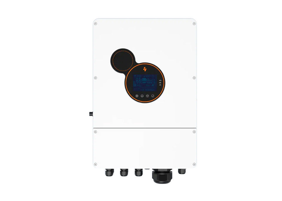 Sunpok 5kva Mppt 450vdc Pv Girişi 220v 48v 5kw Açık Kapalı Izgara Kravat Hibrit Solar İnvertör