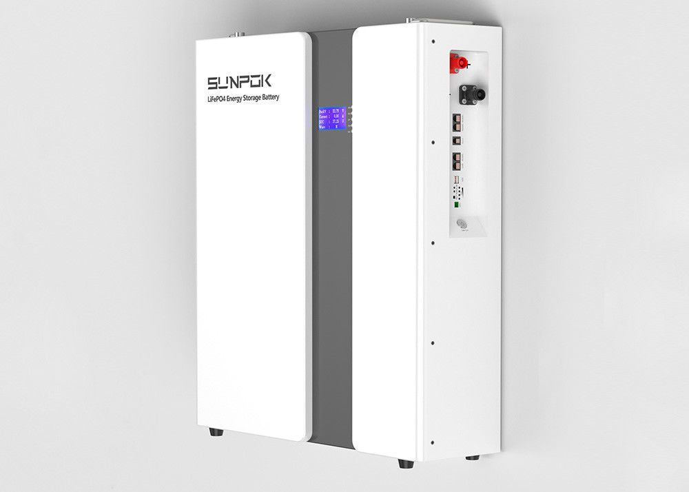 Beyaz Ev Güç Depolama Sistemleri 48V 100Ah 200Ah 5kwh 10kwh 20kwh Li Ion Pil Bankası