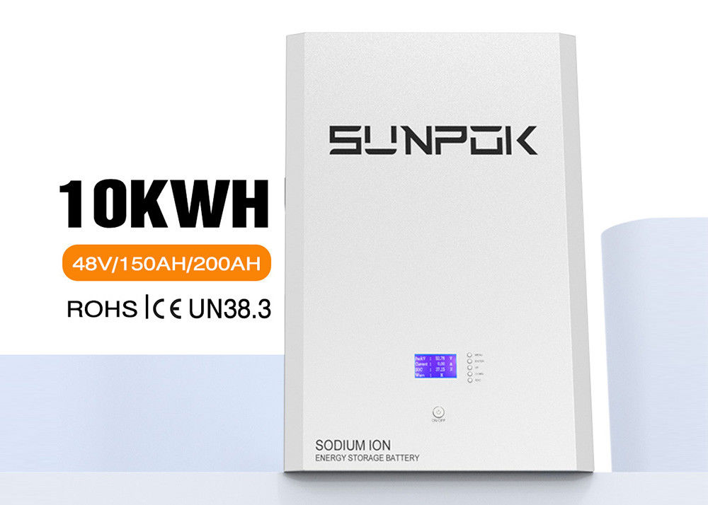 Adli Voltaj 48V 51.2V Sodyum İyon Pil IEC62619 Yüksek Kapasite