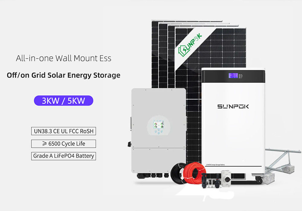Güneş Bataryası Fotovoltaik Kit 6Kw 10Kw 12Kw Batarya Paketi Solar Energy Hybrid Complete System For Residential