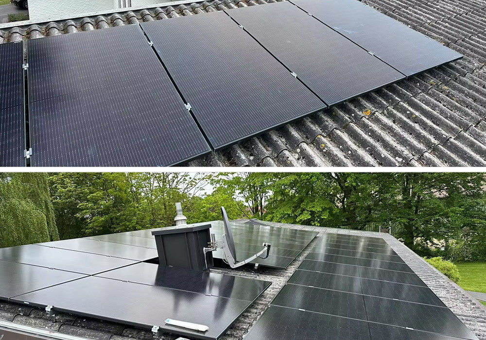 3kw 5kw 8kw 10kw Hibrit Güneş Pv Sistemi 5kilowat Hibrit Güneş Pv Sistemi Pillerle
