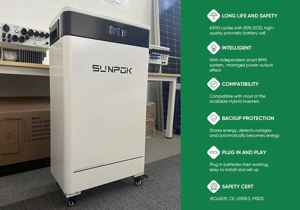 Sistem Hibrit Solaire Eolien Güneş Paneli 3KW 5KW 10KW 20KW Ev İçin Güneş Sistemi