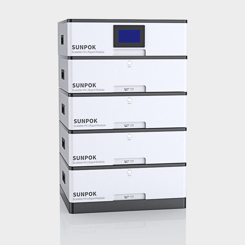 Güneş Enerjisi Depolama Güç Sistemi Yüklü Lifepo4 Pil 48v 51.2v 400ah 20kwh