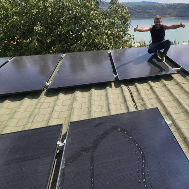 Büyük Güçlü Güneş Paneli 540 Watt 550w Monokristal Güneş Paneli Ev İçin Fiyat Çift Cam 108 Hücre