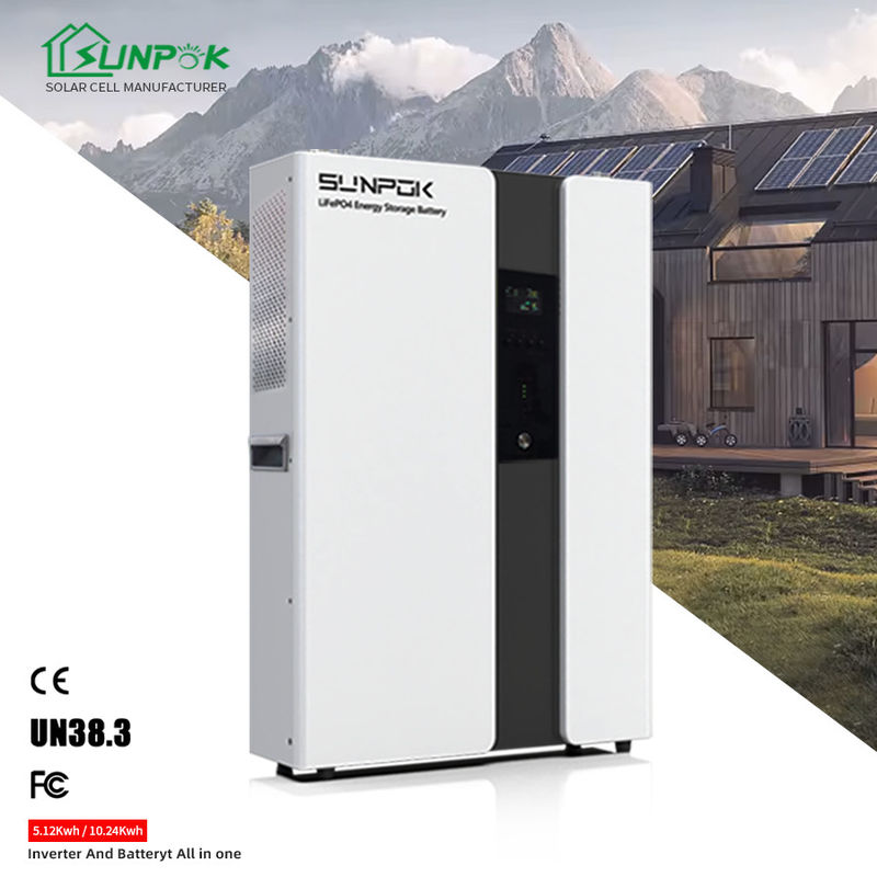 Özel 5KWH 10KWH 20KWH Tümü bir ESS ev enerji depolama pil sistemi