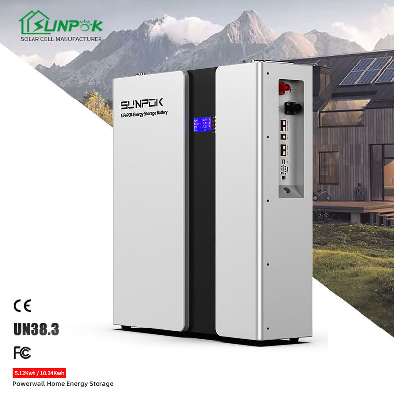 Güneş Duvarı 48v 50ah 100ah 150ah 200ah Enerji Depolama Güç Duvarı 5kw 10kw Lifepo4 Lityum İyon Pil