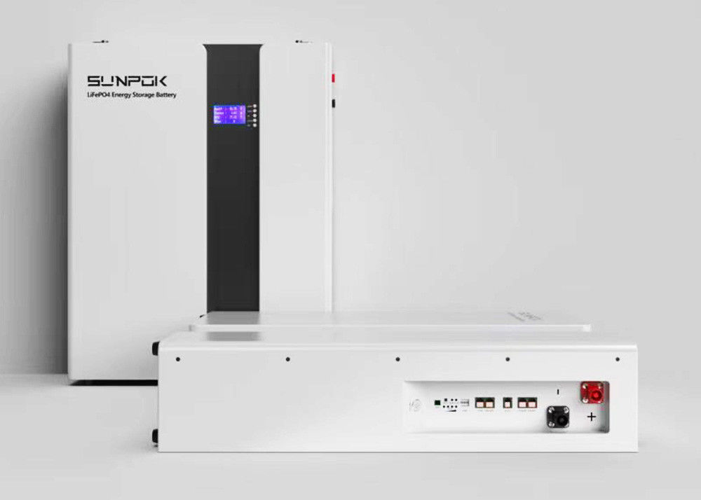 Kolay Kurulumu Lifepo4 Bataryası Duvar Montajlı 48v 200ah Can Rs485 Port 9.6kwh 10.2kwh 15kwh