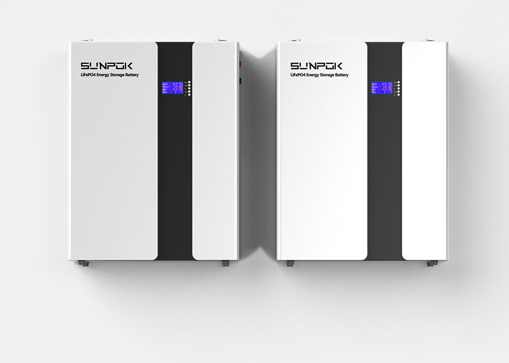 Kolay Kurulumu Lifepo4 Bataryası Duvar Montajlı 48v 200ah Can Rs485 Port 9.6kwh 10.2kwh 15kwh