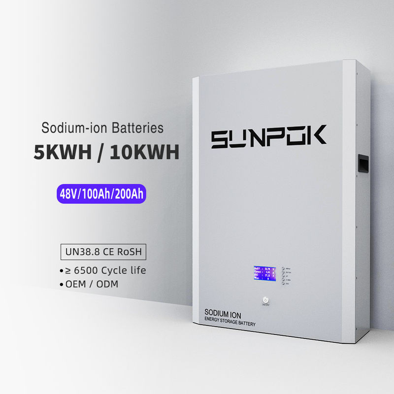 Alman Yeni Sodyum İyonlu Akü Güneş Enerjisi Depolama Sistemi Na-İyonlu BMS 48V Sodyum İyonlu Akü