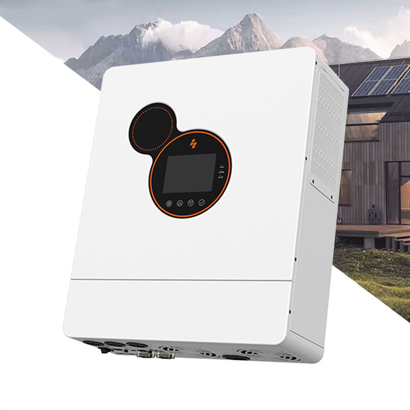 8.2KW 10.2KW DC 220/230V AC Saf Sinüs Dalgası Güneş Çift MPPT Şebeke Aç/Kapat Güneş Hibrit Inverteri