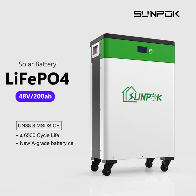 Yeni Tasarım Güç Duvarı 5kw Lifepo4 48v 200ah Duvar 10kwh Ev Lityum Pil 51.2v Güneş Pil