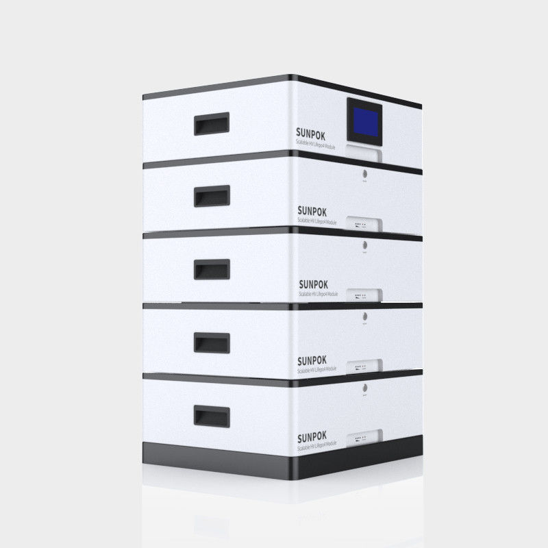 Yüklenebilir Modüler Enerji Depolama Pil 48V 10kwh 20kwh 400Ah Yüksek Voltajlı Ev Pil Paketi