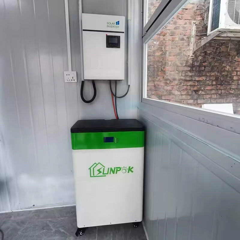 Derin Döngü LiFePO4 Güneş Lityum iyon bataryası 10kwh 48v 200ah Ev Güneş Enerjisi Sistemi
