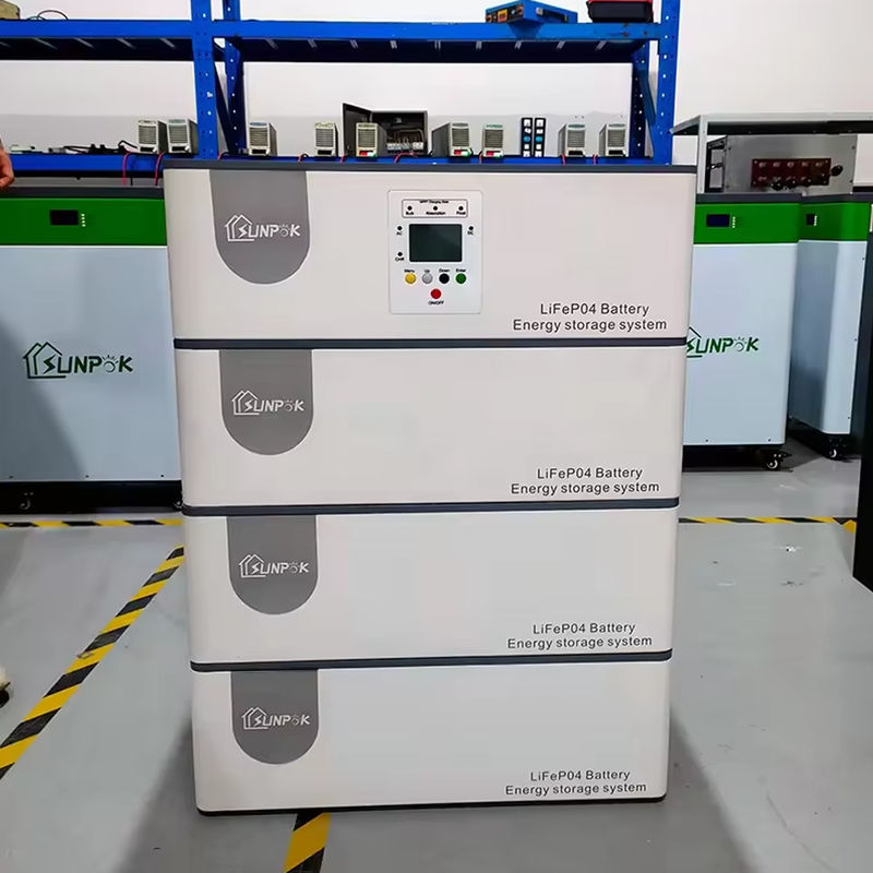 Yüksek Voltajlı DC Lityum İyon Pil 51.2v 400AH 20KWH Entegre Ev Enerji Depolama Pil
