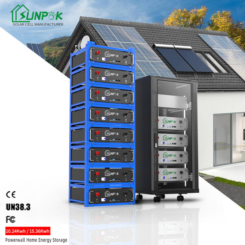 Rack Bataryası Ev Enerji Depolama Sistemleri Lifepo4 Bataryası Bluetooth ile 48V 200AH 10kwh