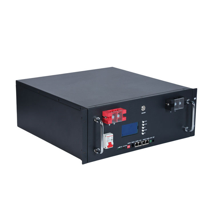 Rack Fosfat Pil Tipi Lityum Demir 48V 100AH Güneş Panelleri Ev Lityum İyon