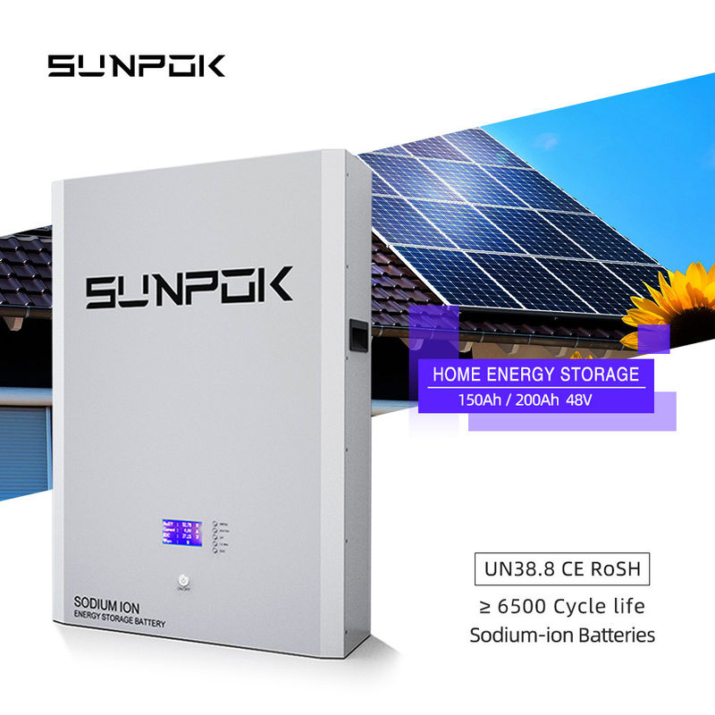Oem 48v 300ah 400ah Powerwall Sodyum İyon Lifepo4 Bataryası Ev Güneş Sistemi