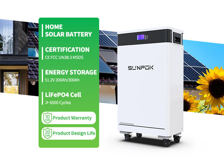 Güneş Pilleri Lifepo4 6kw Byd Güneş Lityum Pil 48v 200ah 300ah Ev Enerji Depolama
