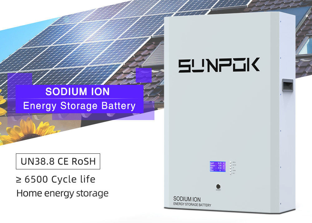 20kwh Batarya Sodyum 51.2v 1 48V 200ah 5kw 10kw 15kwh Sodyum İyon Bataryası Güç Duvar Montajlı Güneş Lityum İyon Bataryası