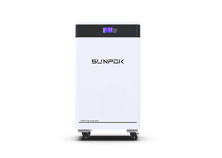 Yeniden şarj edilebilir 10kWh 20kWh 51.2V 48V 200Ah LIFEPO4 Lityum İyon Pil 200 Ah Yer Stand Ev Güneş Enerjisi Depolama