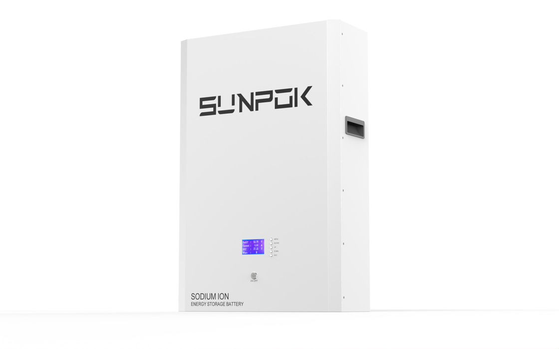 48V Duvar Montajlı Sodyum İyon Pil 100ah 150ah 200ah 5kwh 10kwh 20kwh Depolama Sistemi