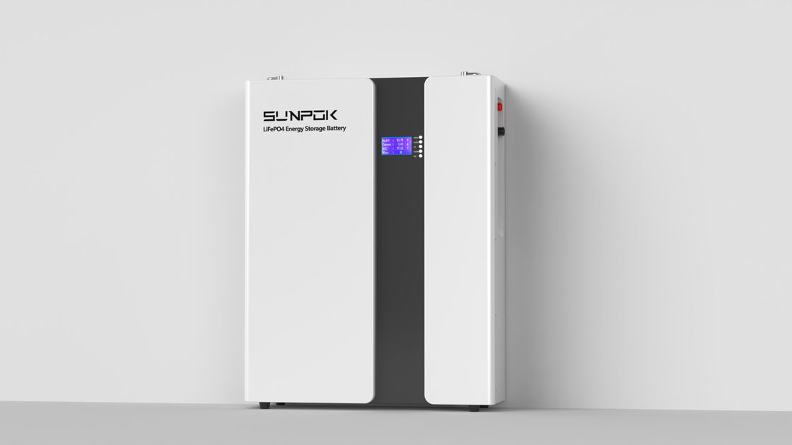 5kWh 100Ah 51.2V 48V 10kWh Güç Duvarı Lifepo4 Lityum İyon Güneş Bataryası Duvar Montajlı Ev Enerji Depolama Sistemi
