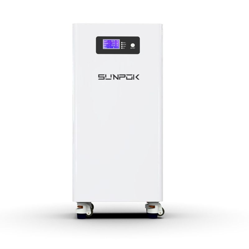 Güneş Sistemi Ev 15kwh Lityum Pil 48V 300Ah Tekerlekli 51.2v 15kwh 30kwh Ev için Lityum Enerji Depolama Pilleri