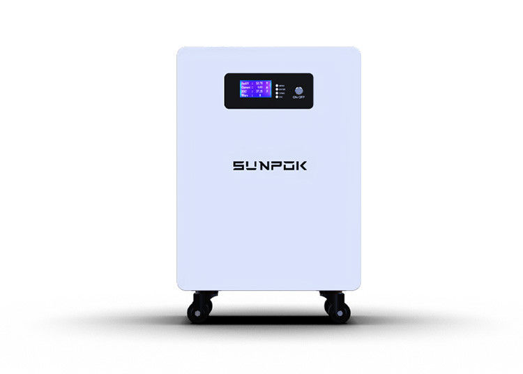 Mikro Ağı Enerji Merkezi 25.6V 300Ah LiFePO4 Bankası 61.44kWh'a kadar ölçeklenebilir 8 Birim