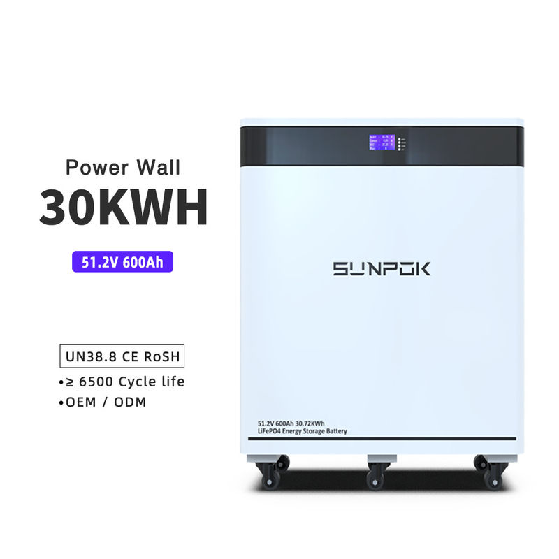 48V 600Ah Lityum Lifepo4 Lipo4 Bataryası 51.2V 30Kwh Enerji Depolama 30Kw Bataryası Güneş Enerjisi Sistemi için