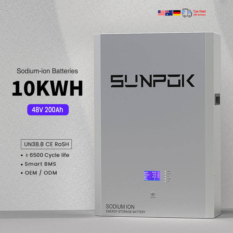 48V 10kwh Sodyum iyonlu batarya Sodyum Na iyonlu depolama bataryası Güneş Enerjisi Bankası Güç Duvarı Sodyum iyonlu şarj edilebilir batarya
