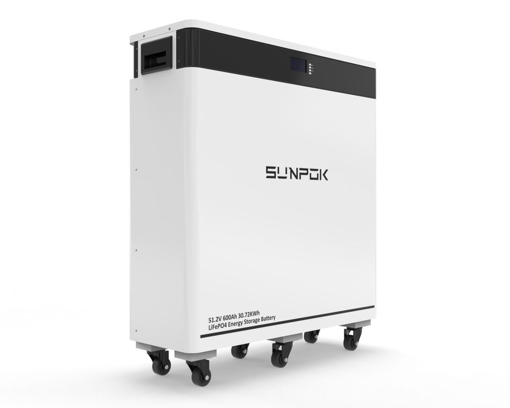 30Kwh Lityum 48V Ev Enerji Depolama Pilleri Sistemi 51.2V 600Ah 30Kwh Güneş YaşamPo4 Bms ile Pil