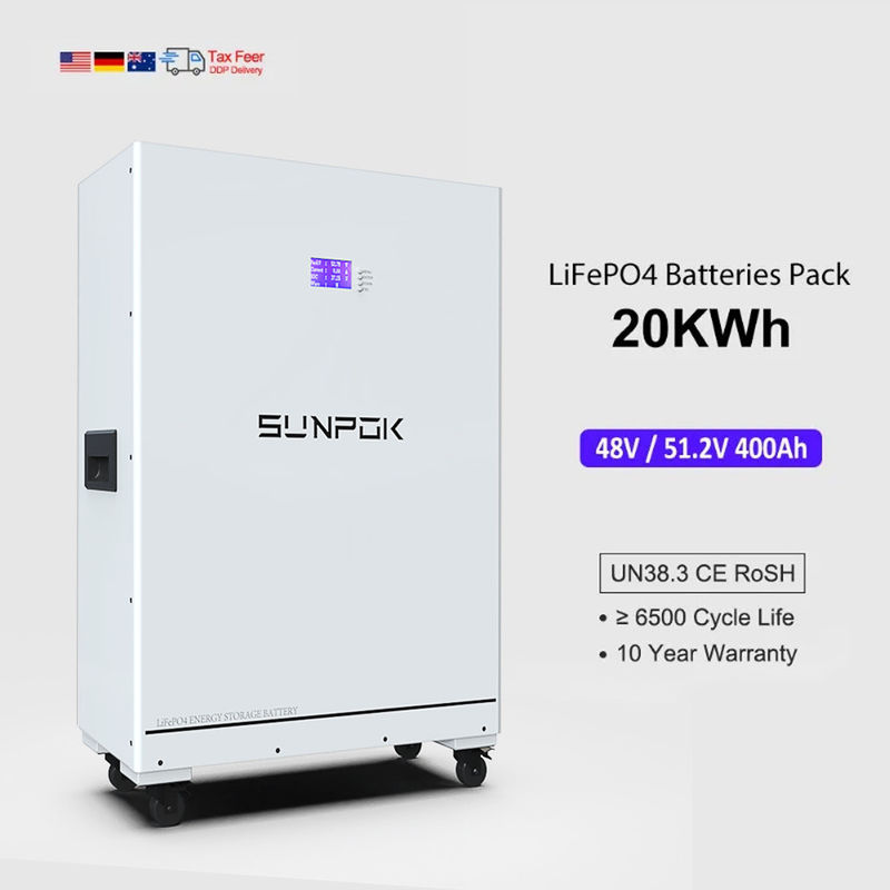 48V 400Ah 20Kwh Ev Enerji Depolama Güneş Bataryası Çok Fonksiyonlu Lityum İyonlu Lifepo4 400Ah 20Kwh Çok Fonksiyonlu Güneş Enerjisi