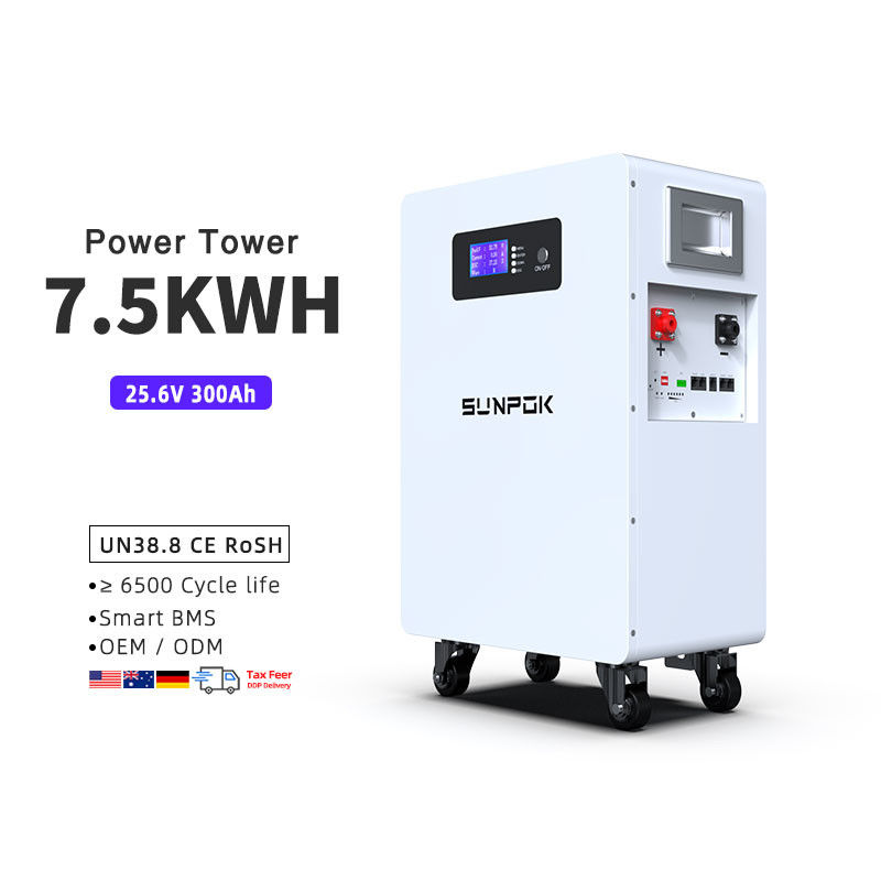 2025 Yeni Tasarım 7.5Kwh Pil 24V 300 Pil Lityum İyon 300Ah Lityum Pil 300Ah Güneş Enerjisi Depolama Sistemleri