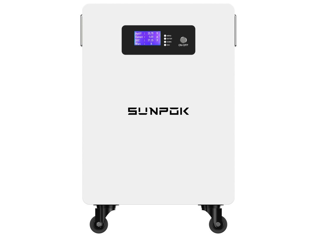 25.6V 300Ah 7kWh Powerwall Lityum Bataryası Güneş Enerjisi Depolama LiFePO4 Ev Bataryası