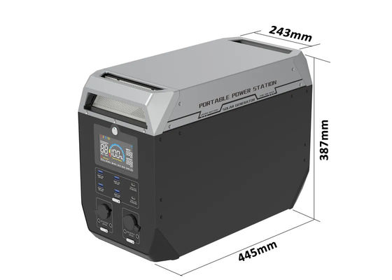 2000W House Lamp Charger Power Bank Portable Kit Solar System For Camping Rural