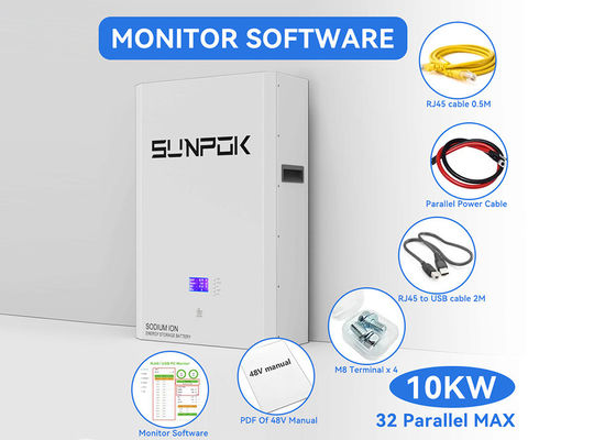 Long-lasting Sodium Ion Battery - 48V/51.2V Customized - 20 Years Life Span
