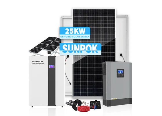 Efficient Hybrid Solar System Kit Sustainable Power Solution
