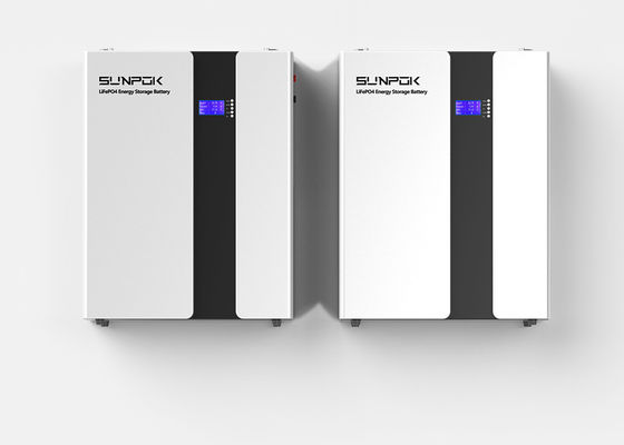 Lithium Ion Battery Solar Battery Energy Storage 51.2V 100Ah 5Kwh 10Kwh 48V 200Ah Wall-Mounted LiFePO4 Solar Battery
