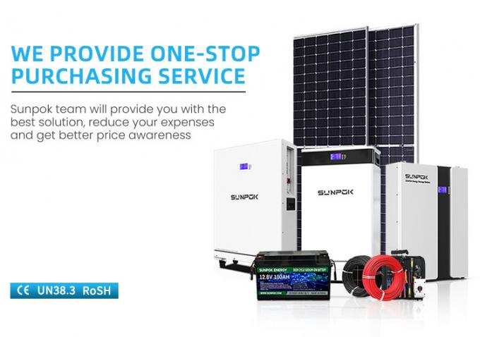 15kwh Ev Güneş Enerjisi Sistemi 51.2V 300Ah LiFePO4 Lityum Pil Paketi Enerji Depolama Pil 5