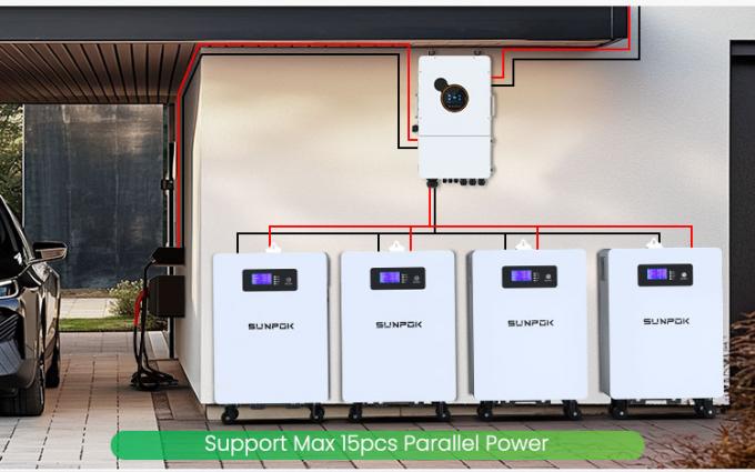 Konut 25.6V 300Ah 7kwh 5Kw Enerji Depolama Bataryası Lityum Bataryası Güç Duvarı 300Ah Lifepo4 Bataryası 2